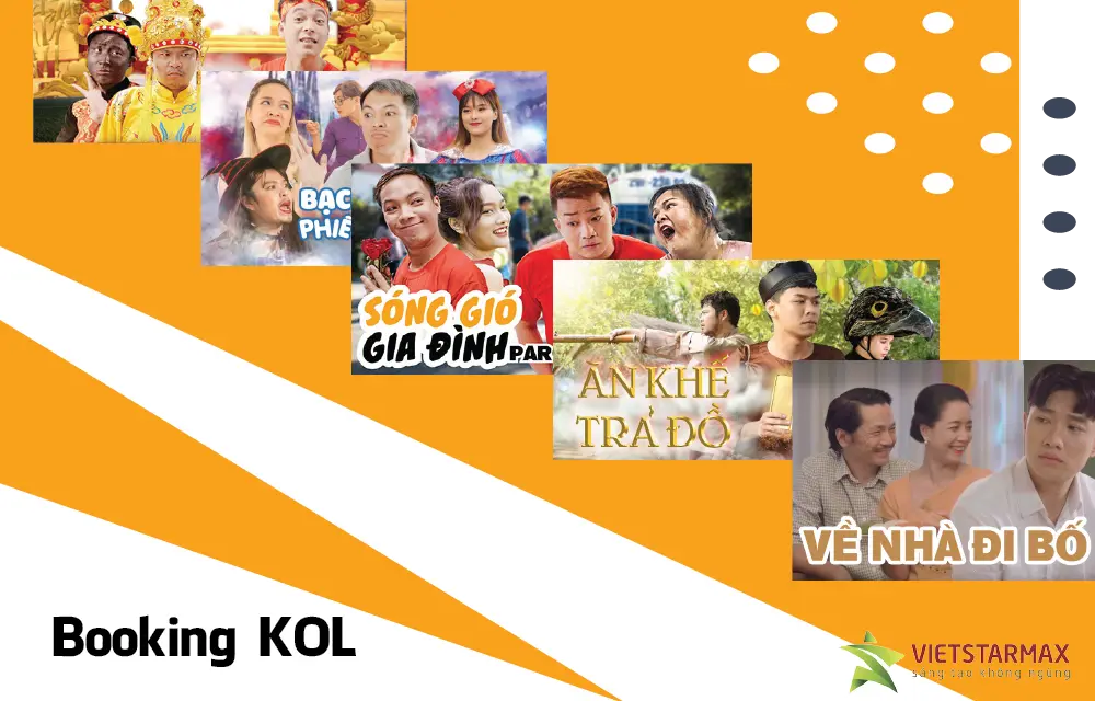 Booking Người nổi tiếng KOL 8 chien dich booking kols hieu qua
